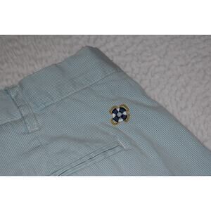 Castaway Nantucket Island Shorts Mens Size 40 Chinos Khakis Golf Flat Front Blue